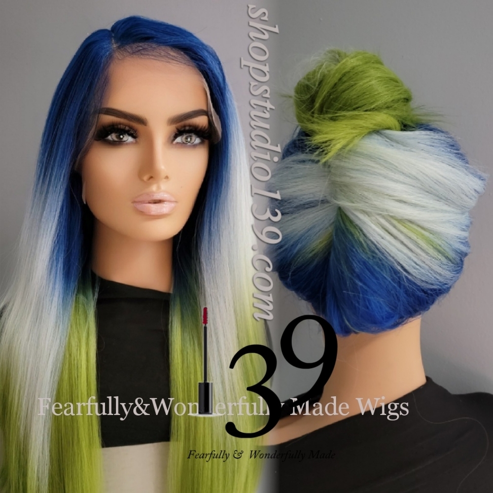 Human hair HD lace front wig with shifting part